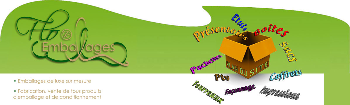 Flo R Emballages, plan du site