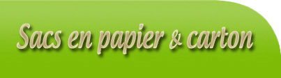 Sacs en papier et carton