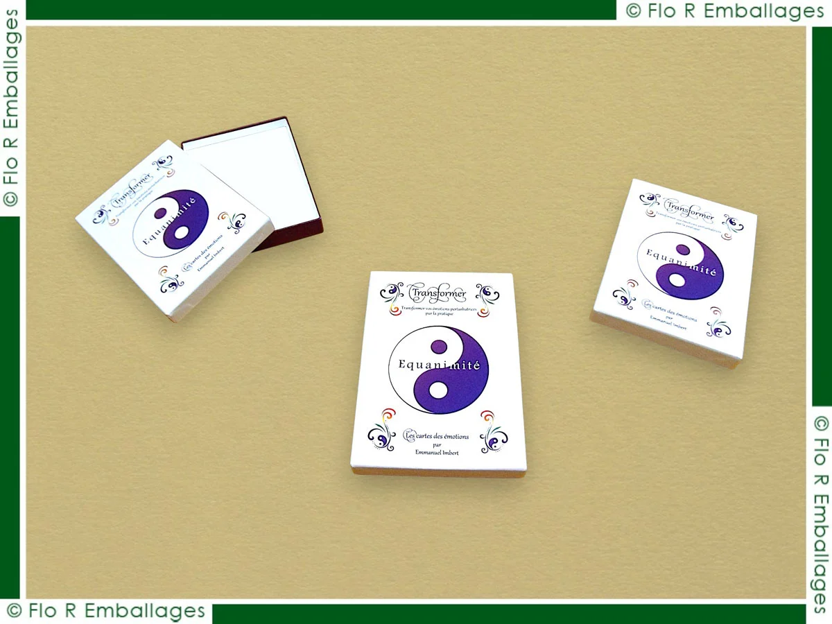 Boîte en carton sur-mesure pour jeux de cartes, tarot, oracle, cartes divinatoires, cartes à jouer traditionnelles et jeux éducatifs
