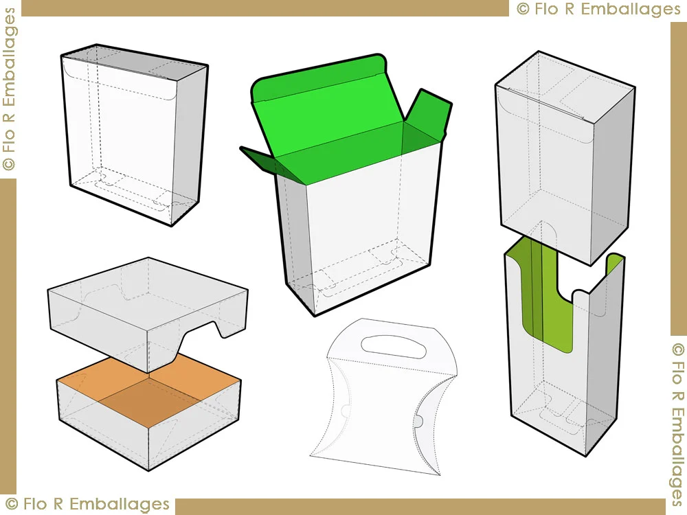 Emballages carton pliants et étuis à plat personnalisés