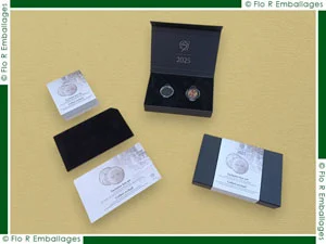 Boîte rigide aimantée pour collection