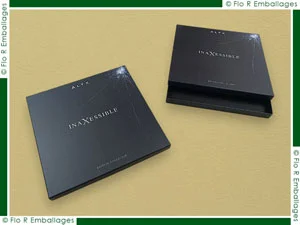 Miniature de coffret carton pour vinyles, adapté aux groupes de musique et artistes solo, personnalisable en format et finition