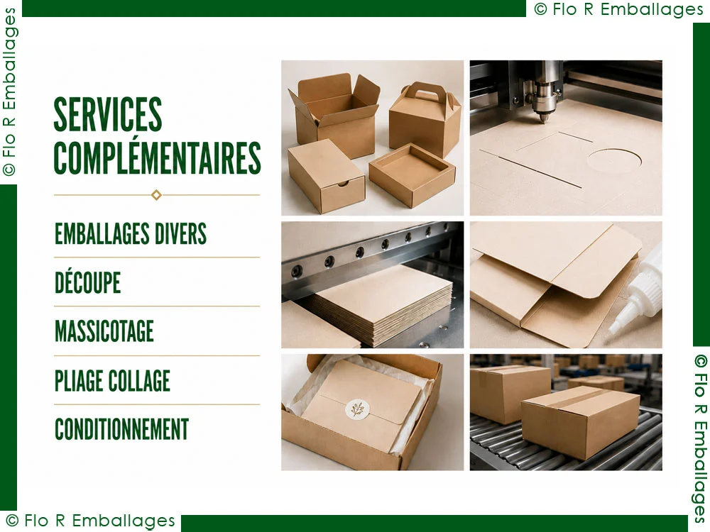 Services de façonnage et conditionnement