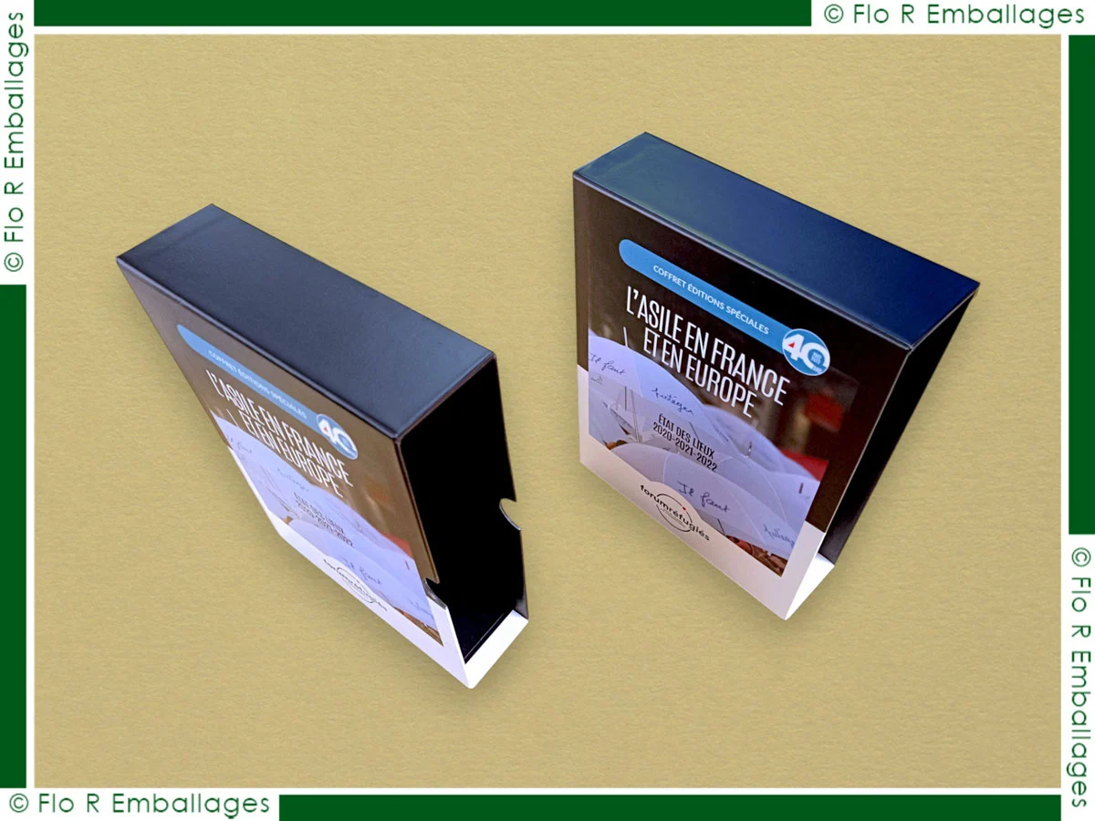 étuis fourreaux carton compact rigide, sans minimum de quantité