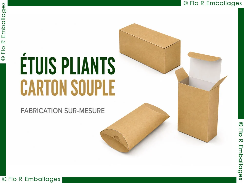 Étuis carton pliants et emballages à plat