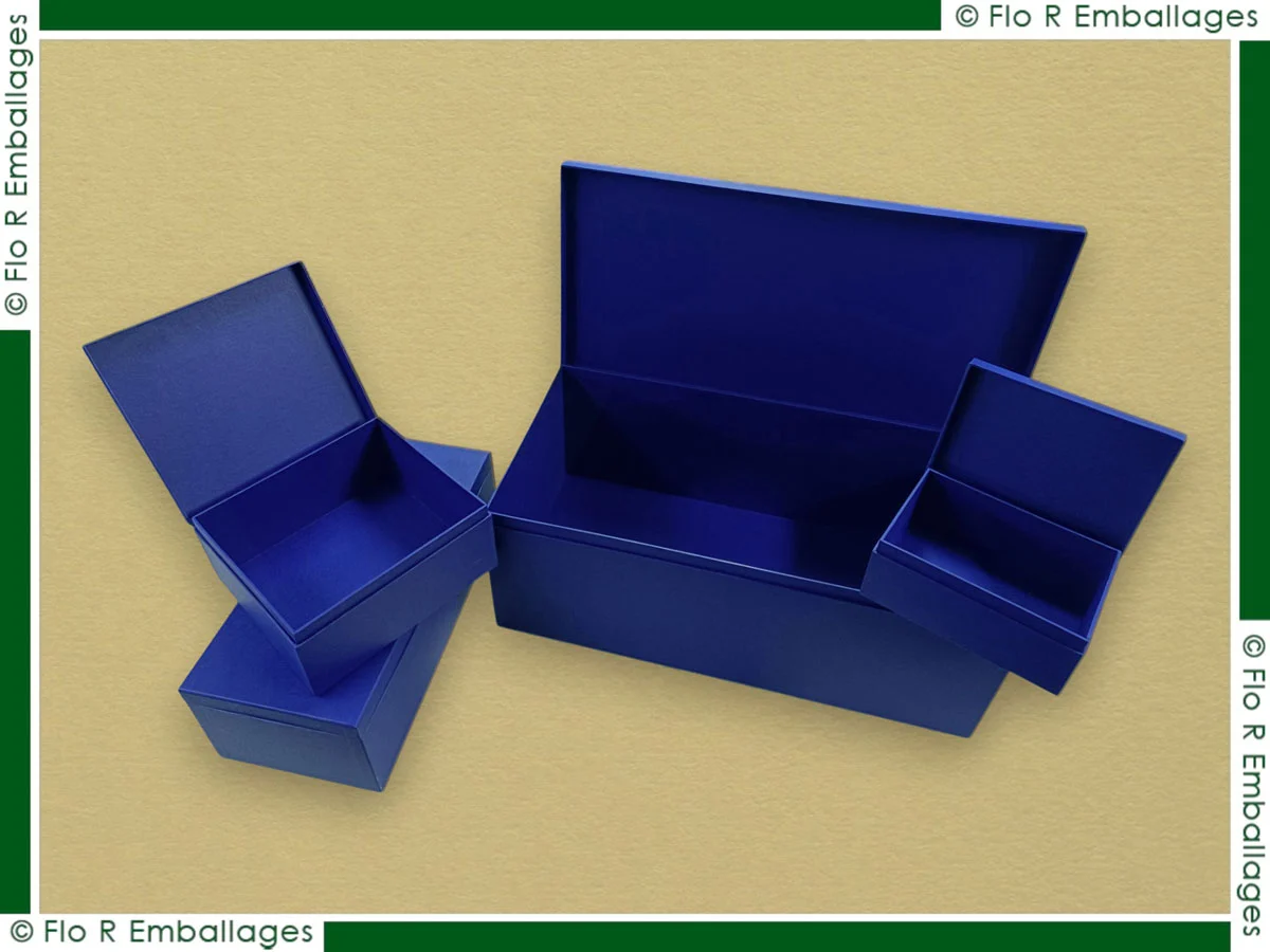 Fabricant français de boîtes carton couvercle charnière