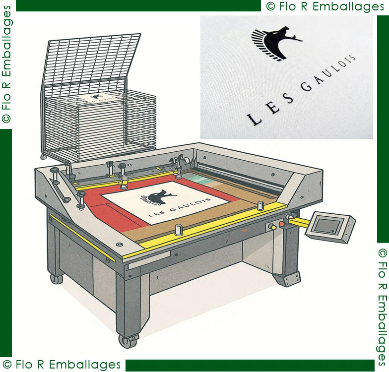 Sérigraphie à l’eau solvant ou UV pour impression sur coffrets carton