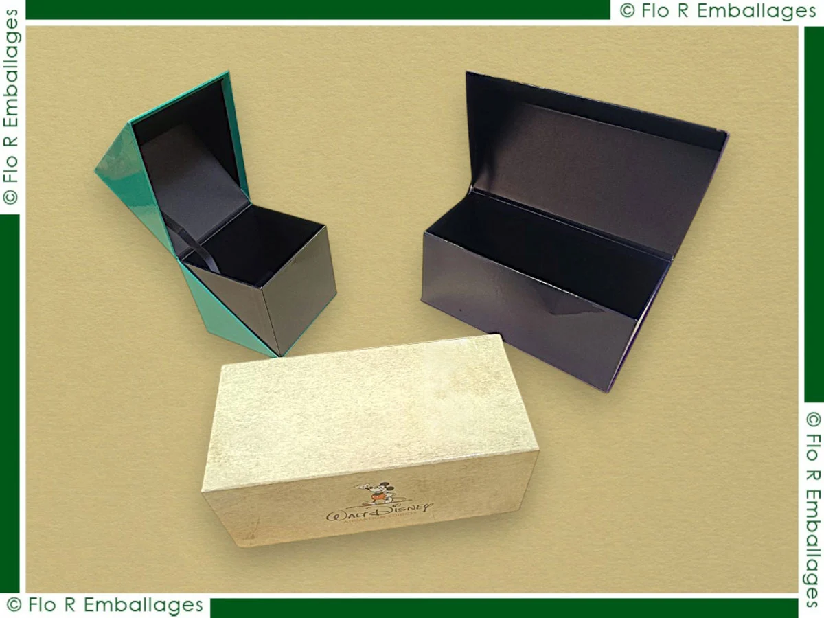Packaging carton luxe impression pelliculage brillant