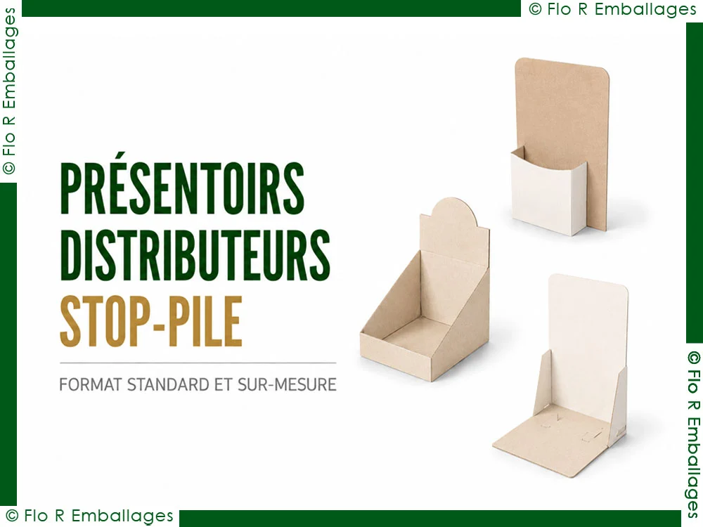 Présentoirs carton et PLV sur-mesure