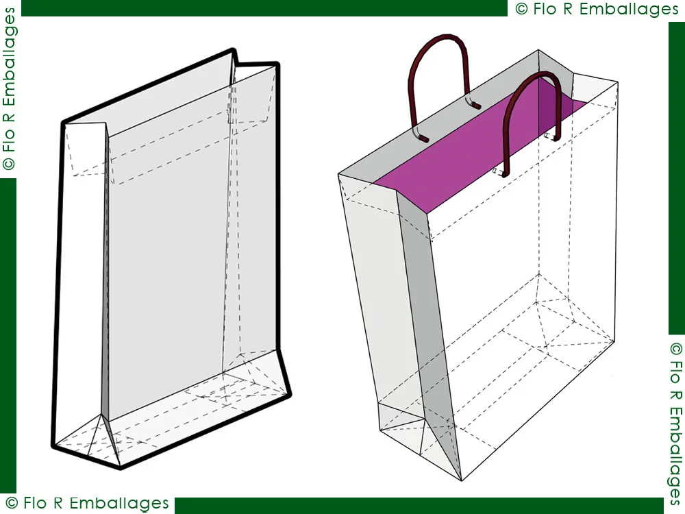 Fabrication personnalisée de sacs papier et sacs carton